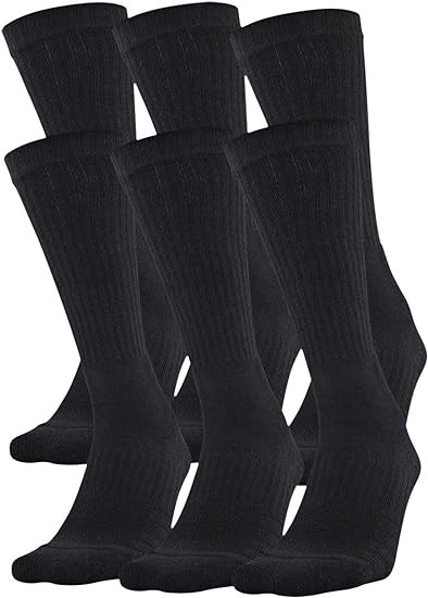 Under Armour Adult Training Cotton Crew Socks, Multipairs