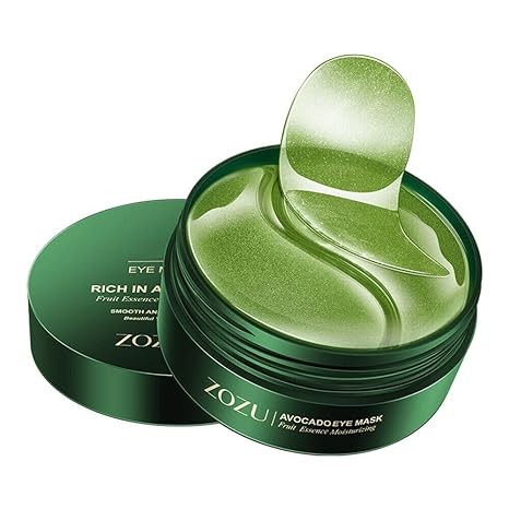 Green Cosmos. 24k Under Eye Patches - 30 Pairs - Under Eye Mask for Eye Care,Hydrating Moisturizing Eye Mask Patch Under Eye Patches for Dark Circles and Puffiness (Avacado)